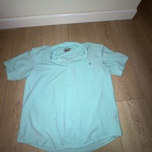 Men's Hulk Light Blue Short Sleeve Shirt